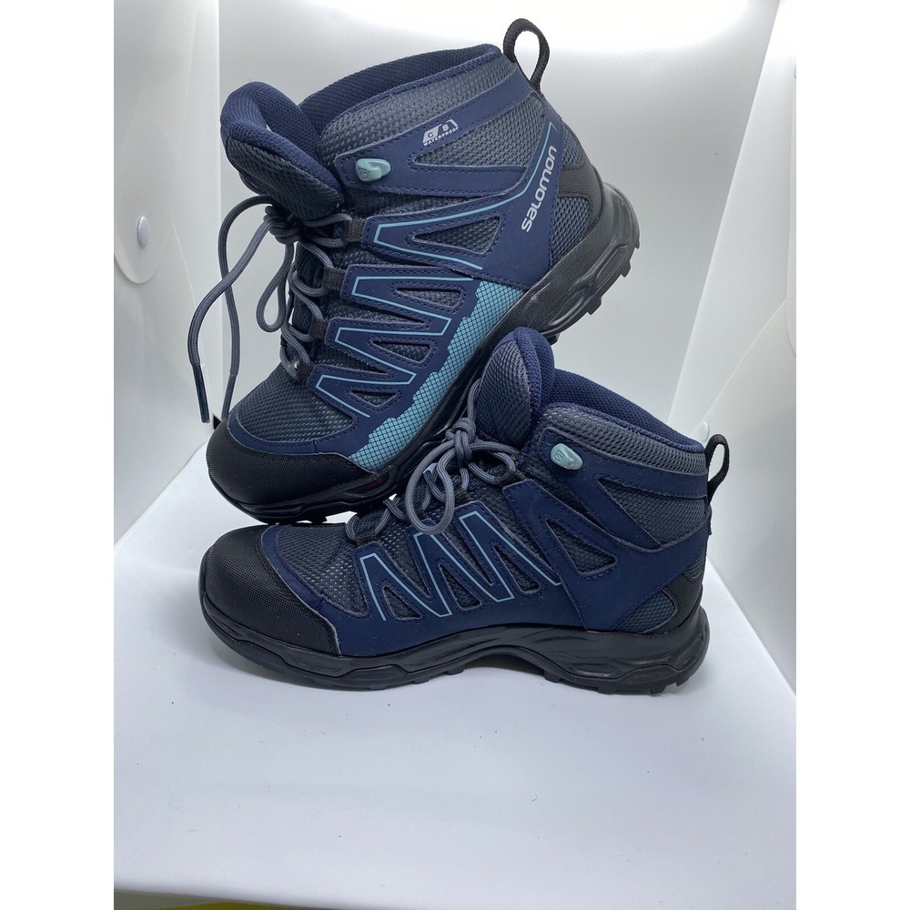 Salomon X-Ultra Contagrip Ortholite Blue Men's Hiking Sneakers Size 7.5 #145464
